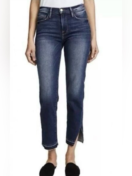Frame Denim Denim - Frame Denim Le Nouveau Straight-Leg Jeans Granby wash size 24